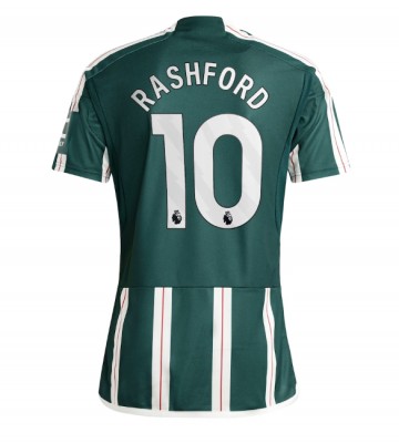 Manchester United Marcus Rashford #10 Replika Udebanetrøje 2023-24 Kortærmet